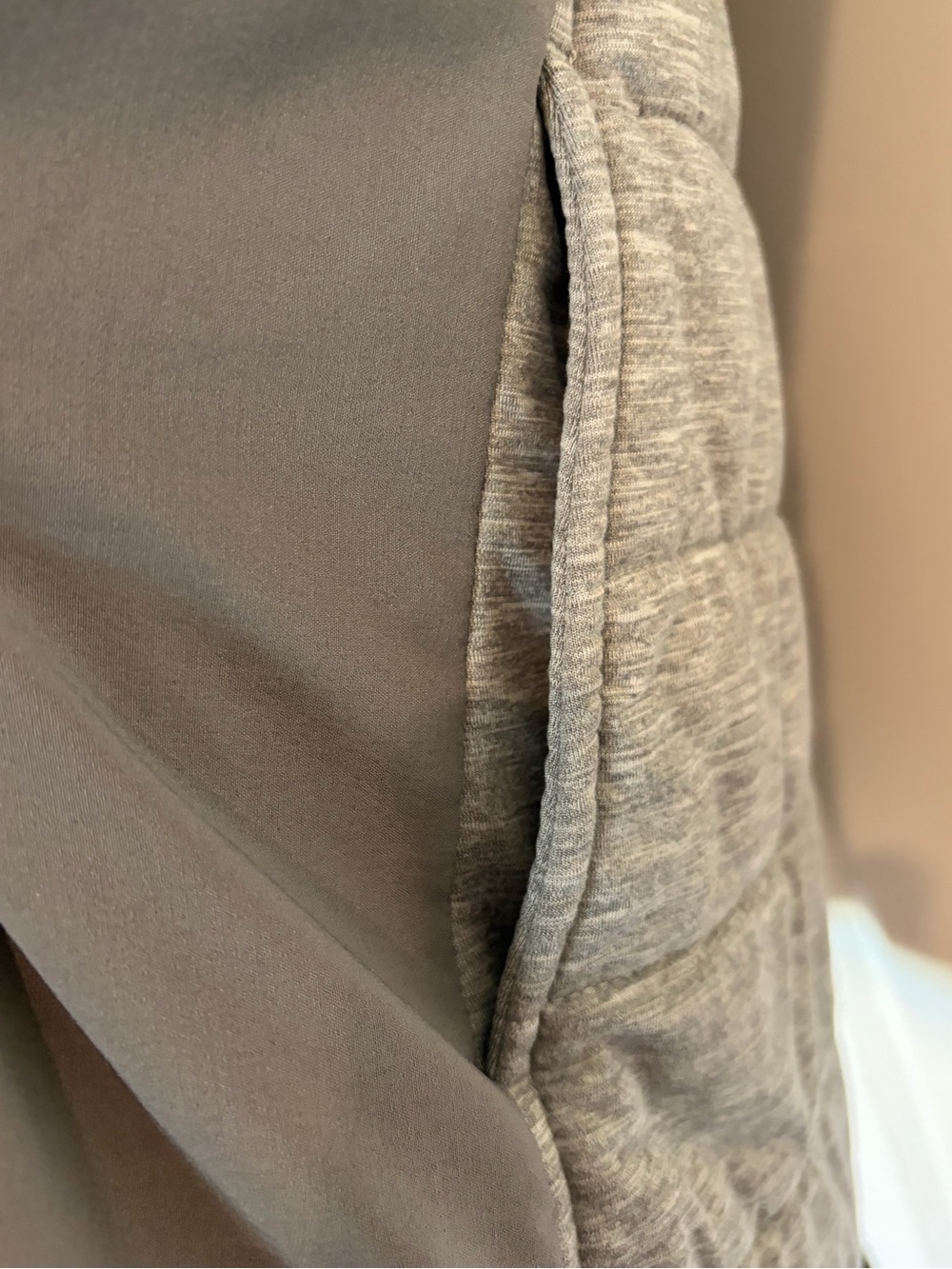 Columbia Gray Quilted Sleeveless Vest with Dark Side Panels - Picture 7 of 9